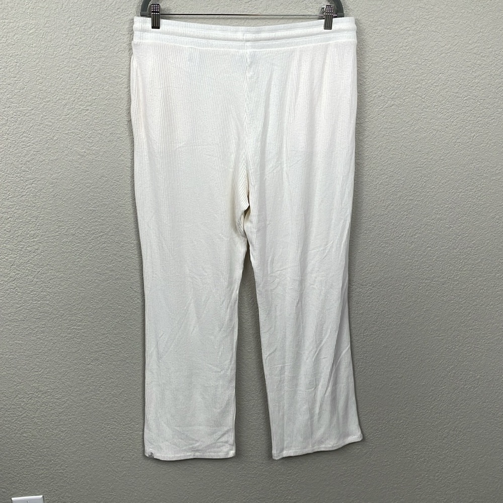 New Tommy Bahama Island Soft Sea Cove Rib Pant White Lounge Resort Sz L - Picture 6 of 13